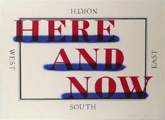 HERE AND NOW, 2008. Lithograph